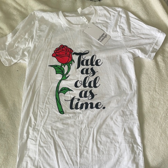 Beauty and the Beast T-Shirt Unique Vintage - Picture 2 of 4